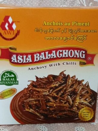 Asia Balachong : Anchovy with Chilli 160g - ငနီတူဘာလချောင်ကြော်